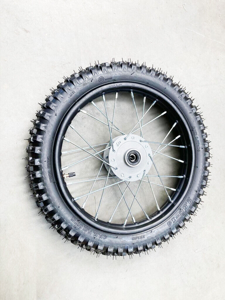 60/100-14 2.50-14 inch Front Tyre Wheel Rim For 110cc 125cc Thumpstar Dirt Bike