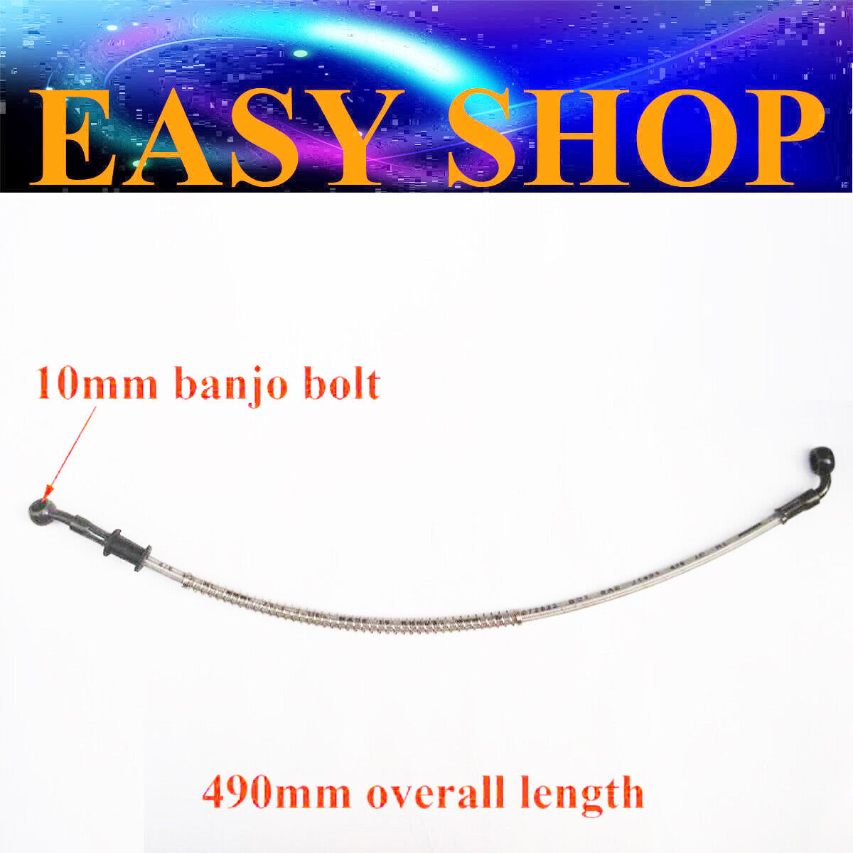 490mm hydraulic Brake Line Hose 50cc 110cc 125cc 150cc 160cc 200cc ATV Quad Bike