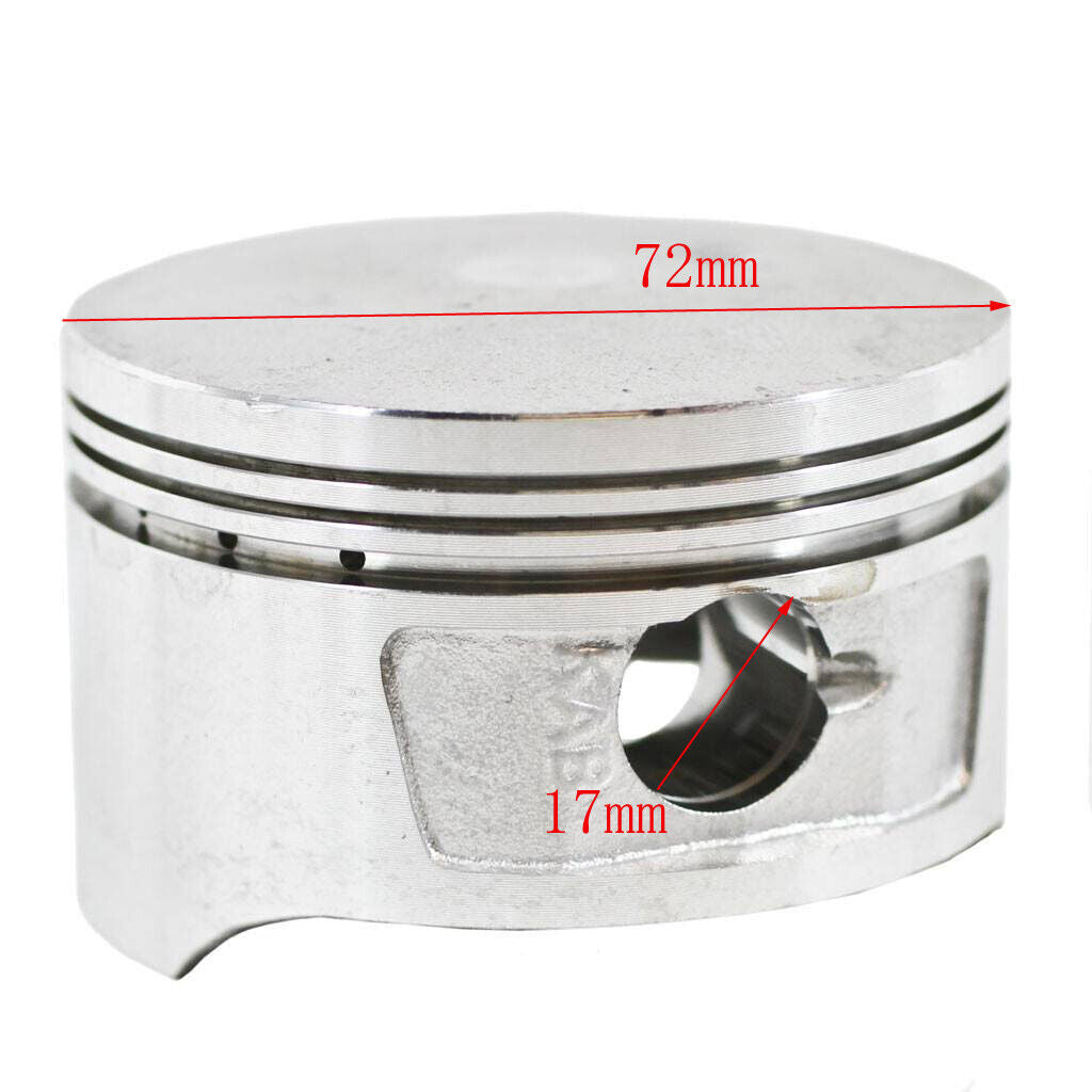 72mm PISTON RINGS KIT GY6 250CC TAOTAO PEACE SCOOTER MOPED ATV GOKART 17mm PIN