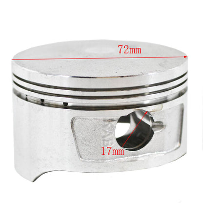 72mm PISTON RINGS KIT GY6 250CC TAOTAO PEACE SCOOTER MOPED ATV GOKART 17mm PIN