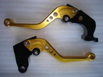 RED GOLD CNC KAWASAKI BRAKE CLUTCH LEVER ZX10R Z750R Z1000 SX NINJA ZX6R BIKE