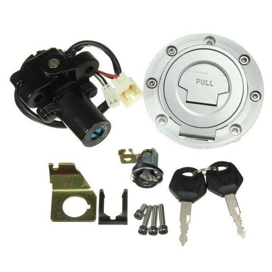 Ignition Switch Lock Fuel Gas Cap Key Set For Yamaha YZF R1 R6 R6S FZ6 FJR1300
