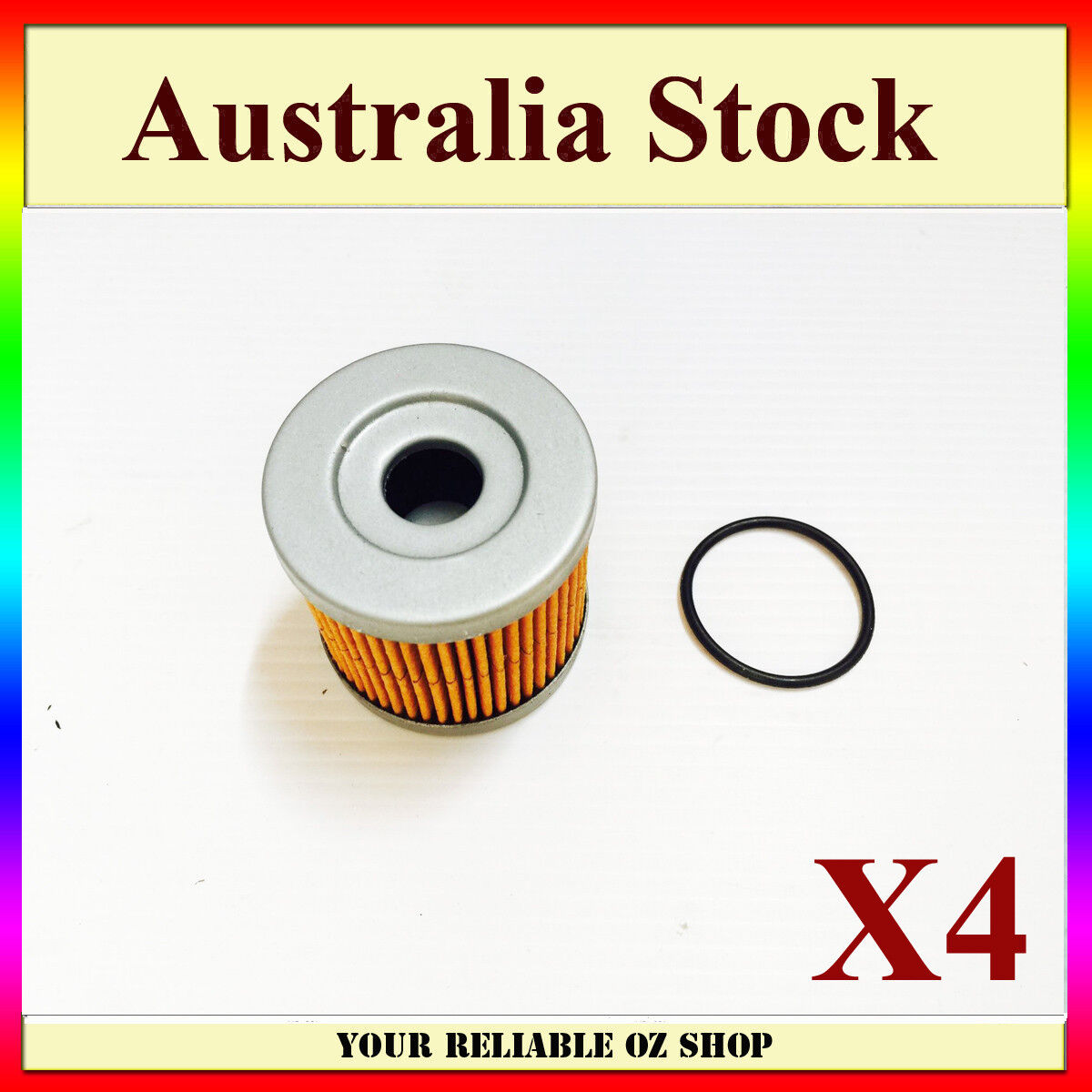4x Oil Filter For SUZUKI LTZ90 DR100 GS125 UH200 AN400 HYOSUNG GV250 GT 250R 125