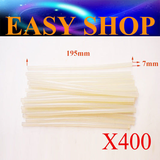 400X 7mm 195mm Hot Gun Melt Glue Stick School Scrapbooking Kids Art Craft DIY
