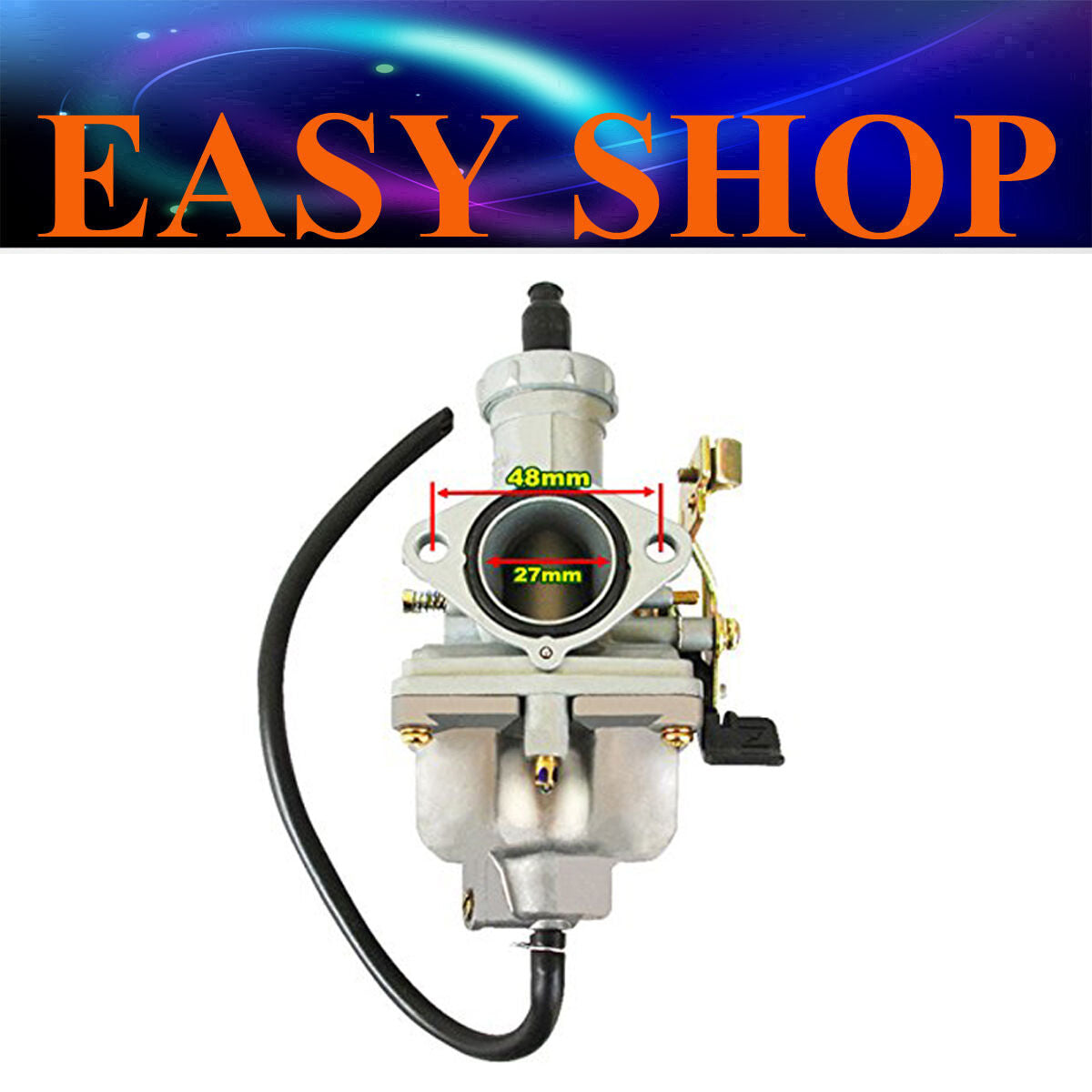 27mm 48mm Carb Carby Carburetor For Honda XL200 CG125cc CG200cc CG250cc CG300cc