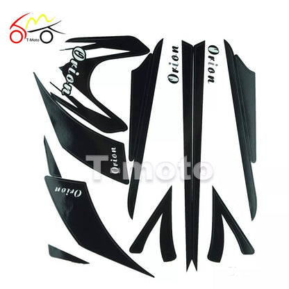 Red Sticker Decal kit 43cc 47cc 49cc Dirt Pit Pro Mini Kids Bike Pocket Rocket