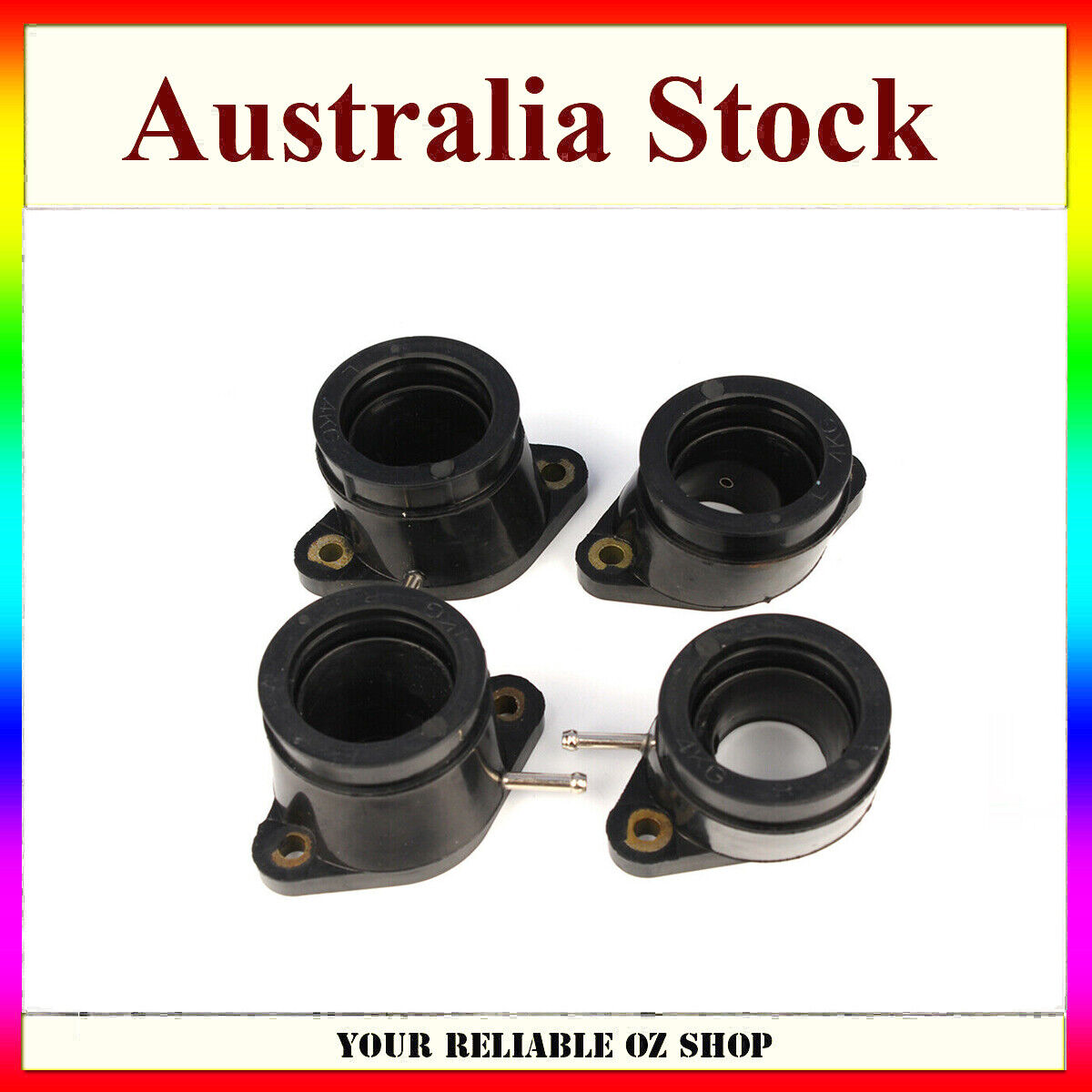 4Pcs Intake Manifold Carburetor Joint Boot For Yamaha XJR1200 XJR1300 4KG1358600