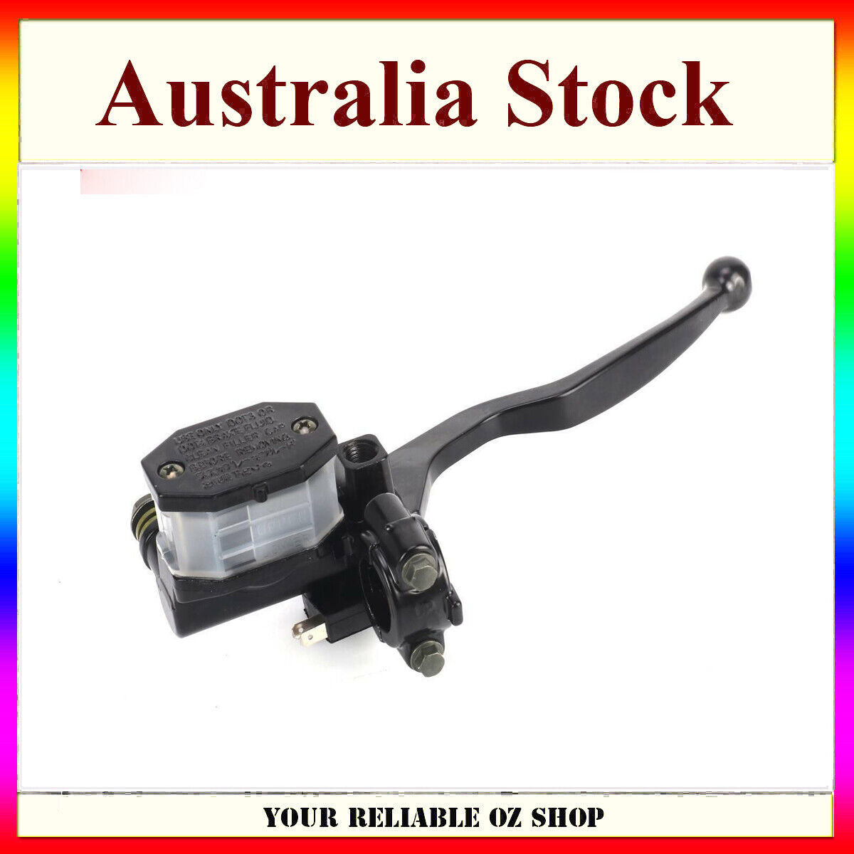 7/8" Motorcycle Front Brake Lever Master Cylinder Fits For Suzuki GN125 GS125