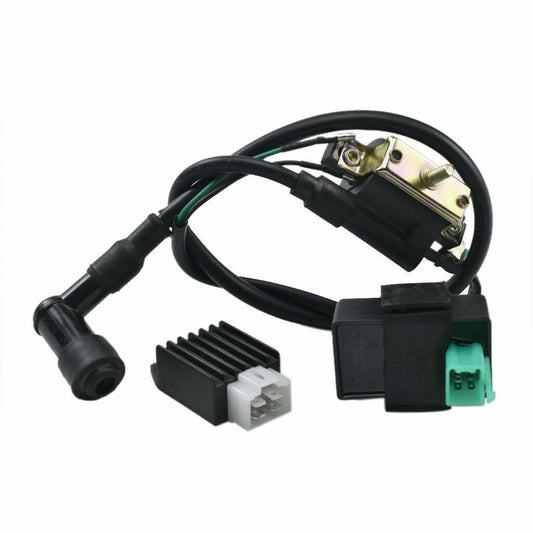 IGNITION COIL CDI REGULATOR Rectifier 50cc 90cc 110cc 125cc ATV QUAD BUGGY BIKE
