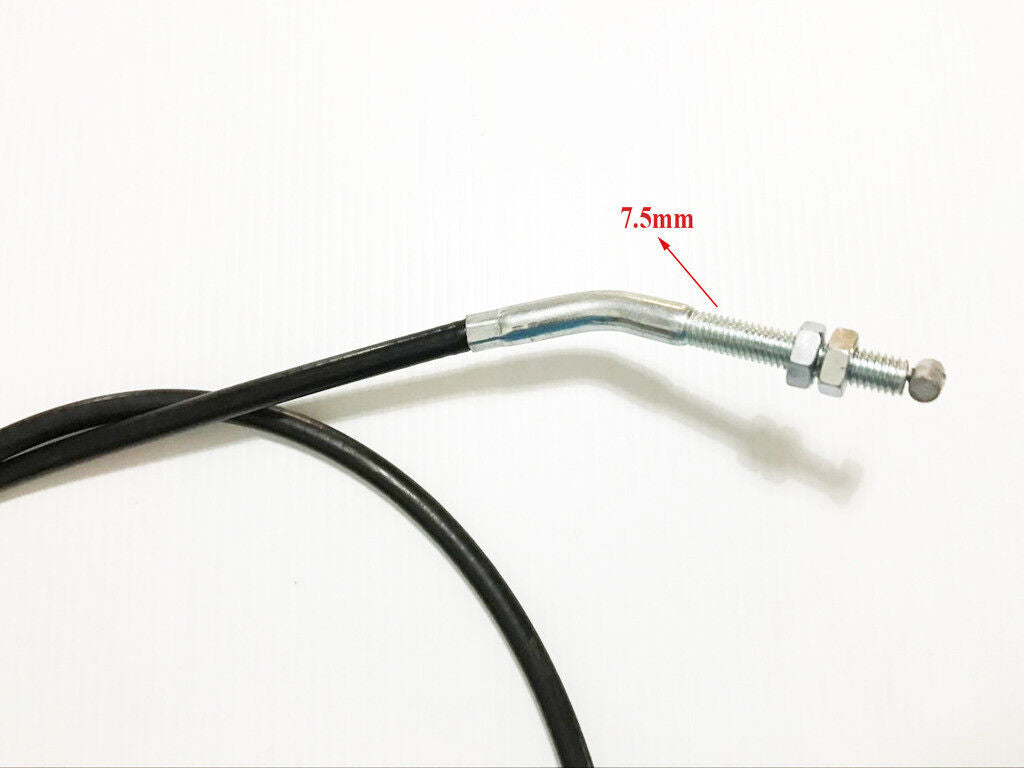 Go Kart Brake Safety Cable 1450mm Long with Clevis For Solid Brake Rod Backup