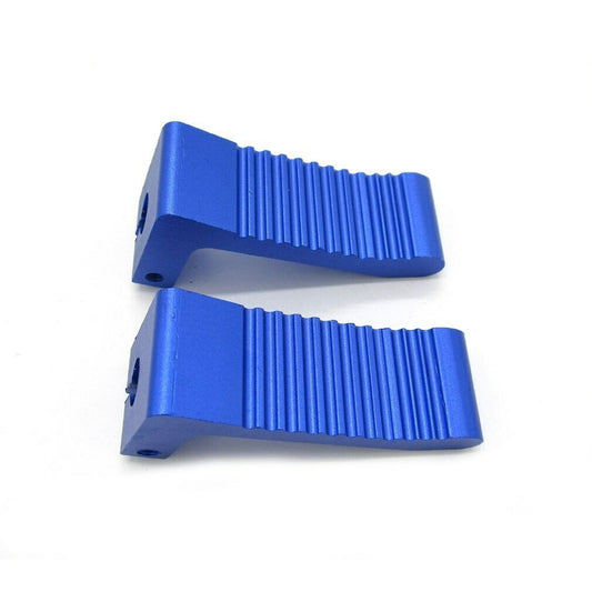 12MM CNC Blue FOOT PEGS FOOTPEG REST 49cc 50cc 2 Stroke Minimoto Kids Thumpstar