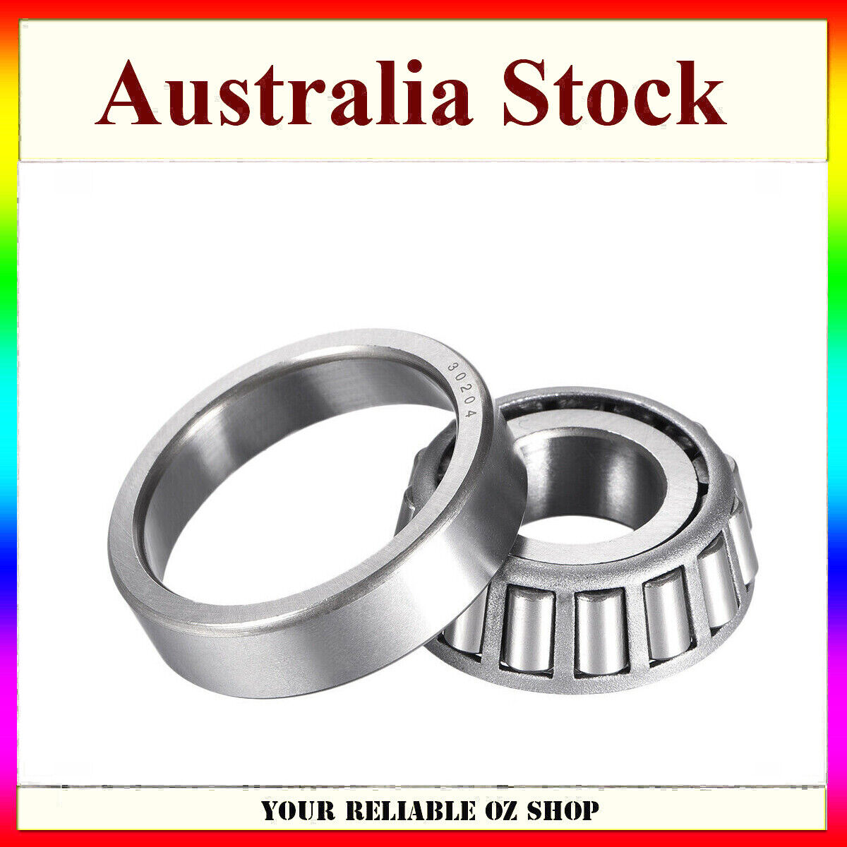30204 Tapered Roller Bearing Cone Cup Set 20mm Bore 47mm OD 15mm Thickness