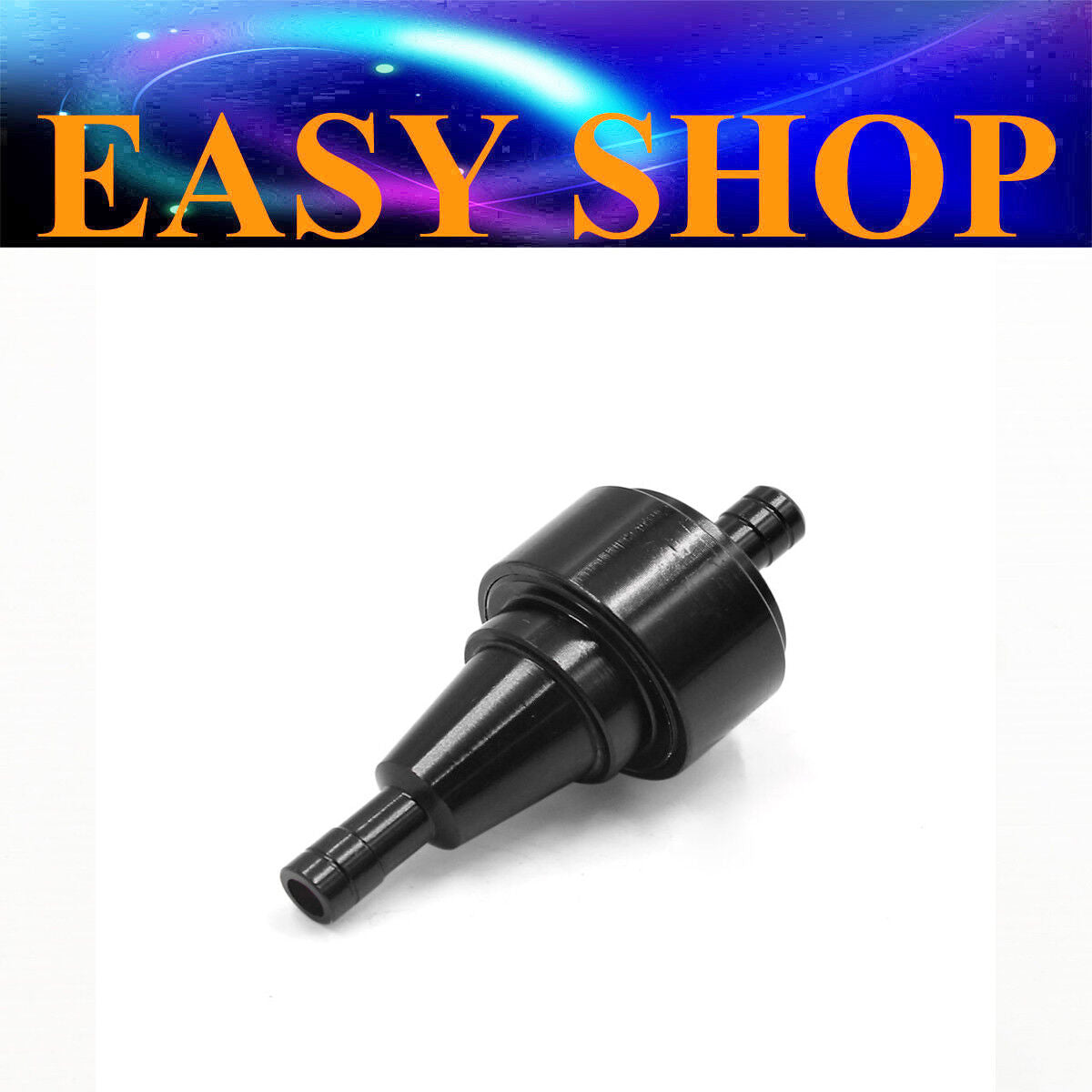Black 1/4'' 6mm Inline Gas Fuel Filter Motorcycle For Kawasaki KX250F Ninja 250R