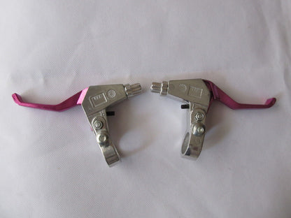 RACING PINK BLUE ALLOY BRAKE LEVERS 49CC 50CC MINIMOTO THUMPSTAR ORION APOLLO