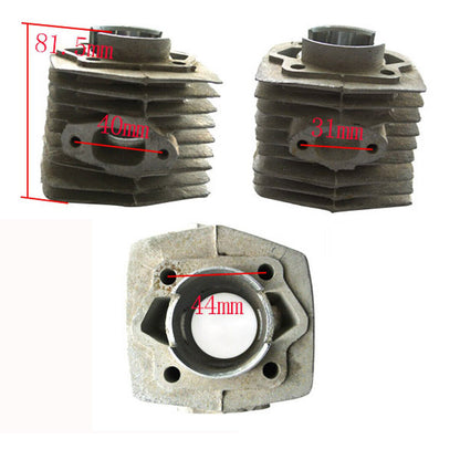 47mm Cylinder Barrel Bore Head 2 Stroke 80cc Motorized Push Bike Bicycle Motor