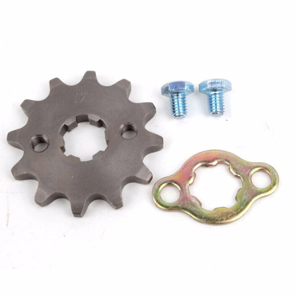 17mm 420 12T Tooth Front Chain Sprocket 125cc 150cc ATV QUAD DIRT PIT PRO BIKE