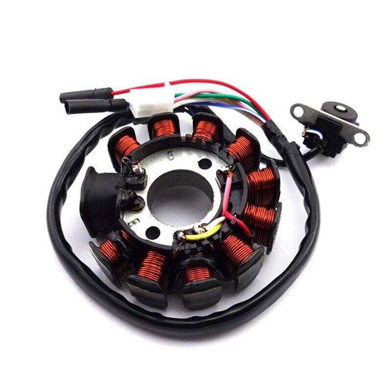 11 Pole Coil Ignition Magneto Stator Rotor GY6 152QMI 157QMJ 125cc 150cc Scooter