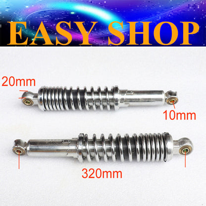 320MM Adjustable Chrome SHOCK ABSORBER SUSPENSION SHOCKER Honda Z50 MONKEY BIKE