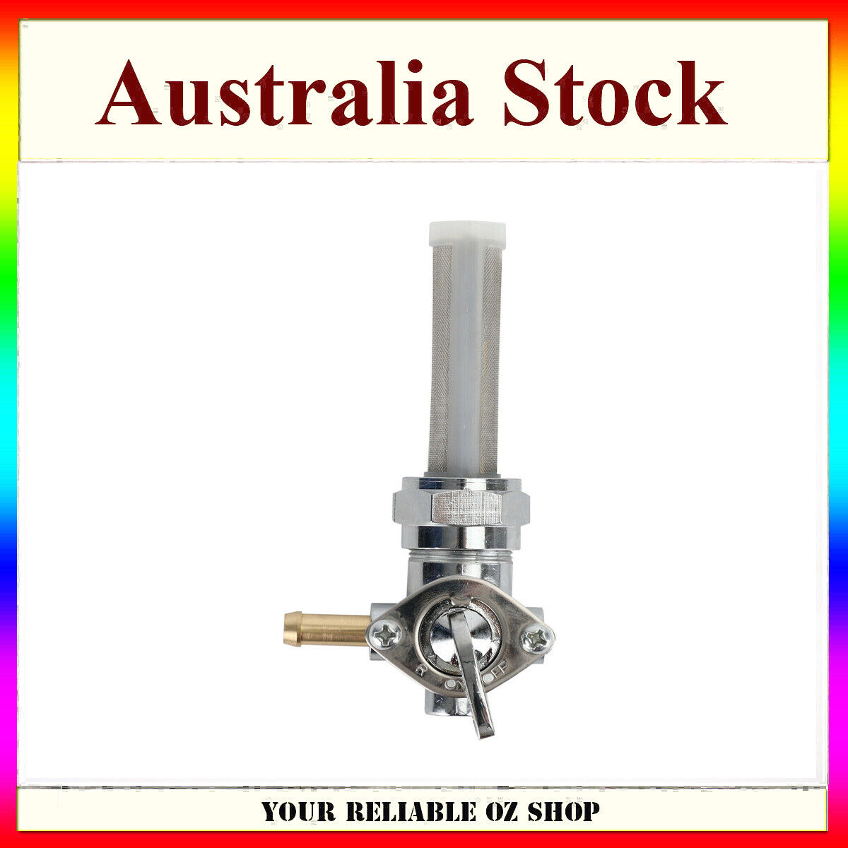 22mm Fuel Tap Petcock Valve For Harley-Davidson Dyna Fat Bob Low Rider Custom