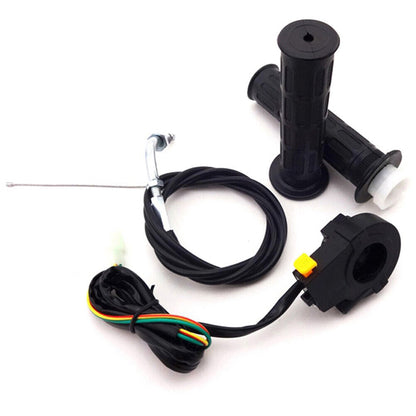 Twist Throttle Grips Switch Brake Cable Clutch Lever 80cc 100cc Motorized Bike