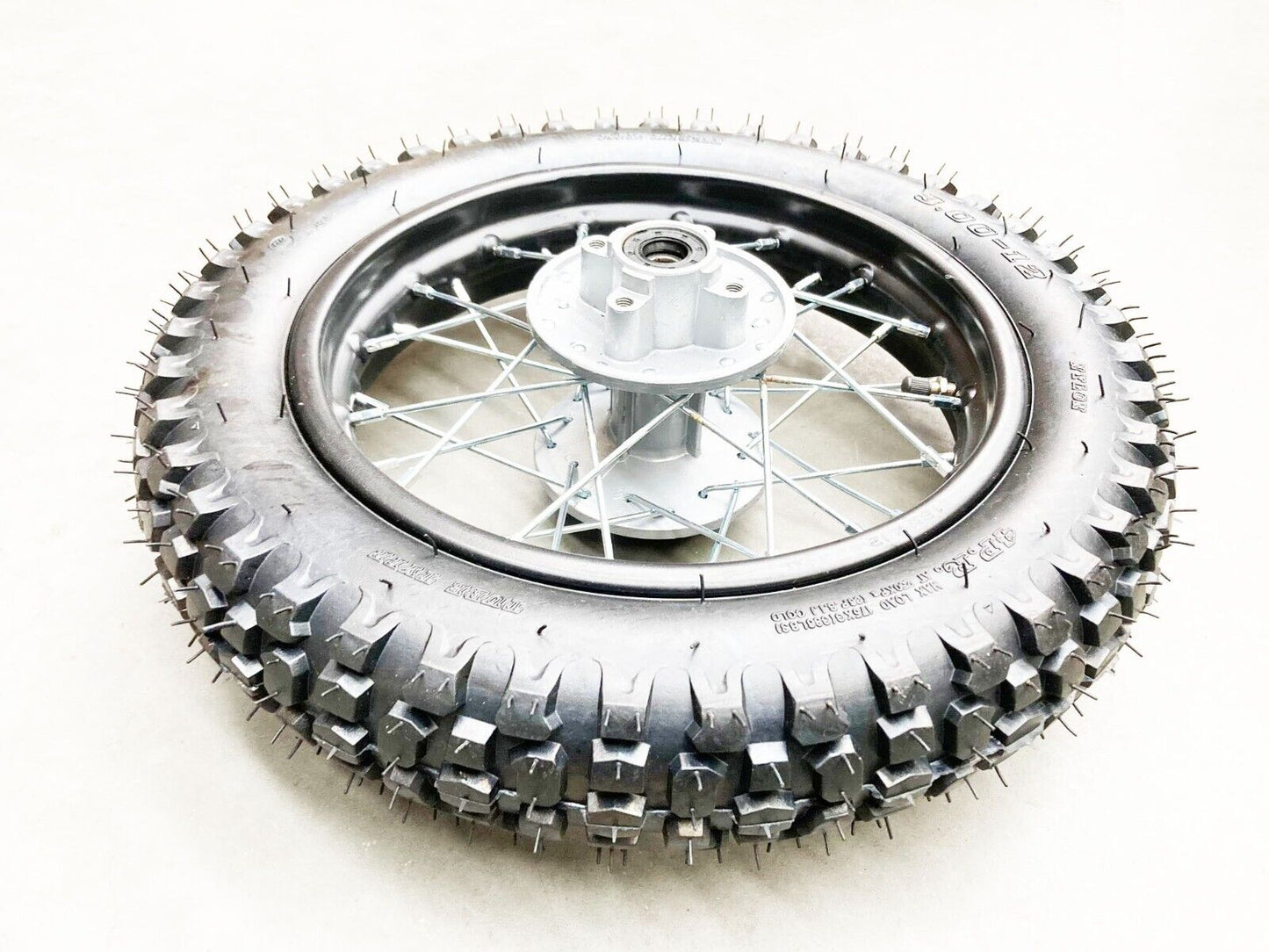 80/100-12" Rear Wheel Tyre Rim 3.00-12 For Dirt Bike 110cc 125cc 140cc Thumpstar