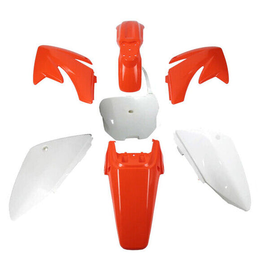Orange Plastic Fairing Cover Fender Guards Honda CRF70 150cc 160cc PIT PRO BIKE