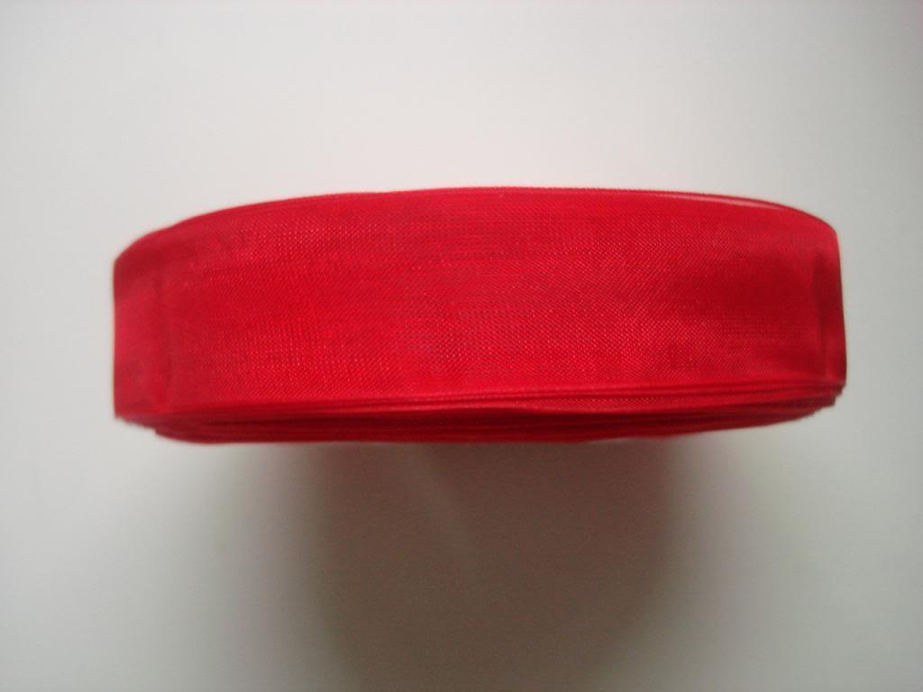 25 Yard 25mm Organza Sheer Ribbon Bow Wedding Craft Sew Gift Box Scrapbook DIY