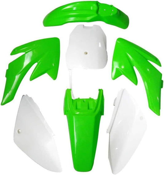 Green Plastic Fairing Cover Fender Guards For Honda CRF70 150cc 160cc PIT BIKE