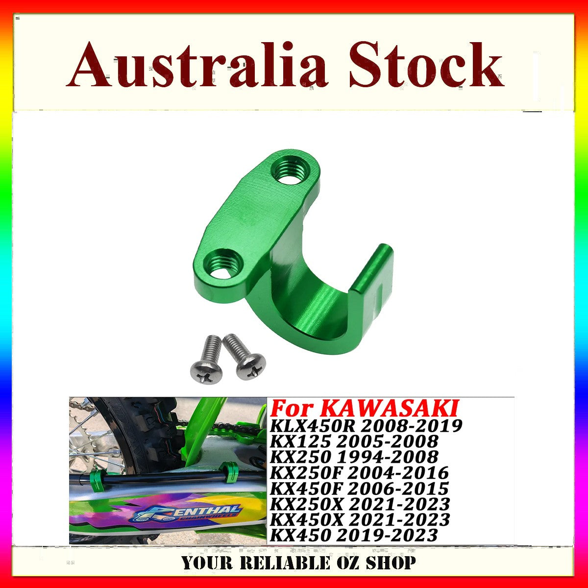 CNC Brake Line Hose Cable Clamp Holder For Kawasaki KX450F KX250F KX450F KX250