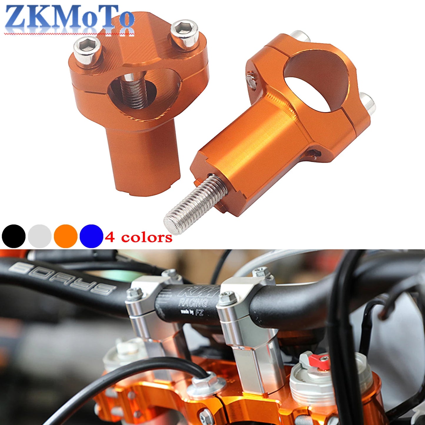 28mm CNC Handlebar Clamp For KTM 690 790 890 1090 1190 1290 Husqvarna GasGas