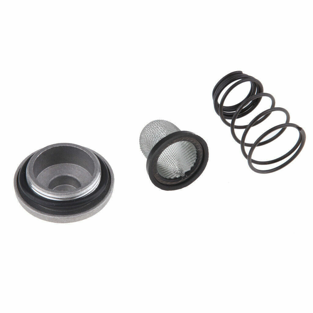 GY6 Engine Oil Drain Bolt Screw Oil Filter Mesh Spring Set 50cc 80cc 125 150cc