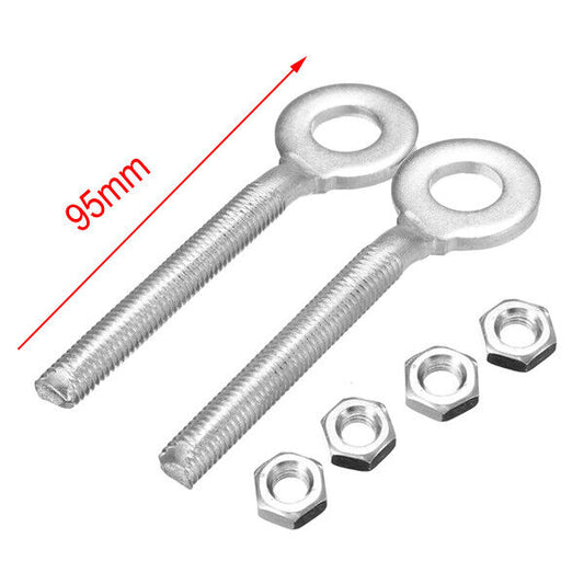 Pair 12mm Axle Chain Adjuster Tensioner For 70cc 110cc 125cc ATV QUAD DIRT BIKE