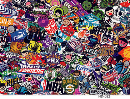 Decal Sticker Bomb Sheet A4 HOON JDM Car Wrap Skateboard Scooter Bike Wall Vinyl