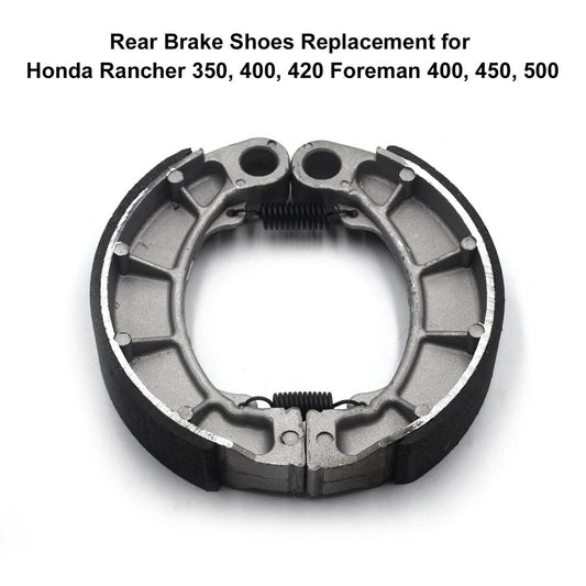 Rear Drum Brake Shoes For Honda Rancher 350 400 420 Foreman 400 450 500 Bike