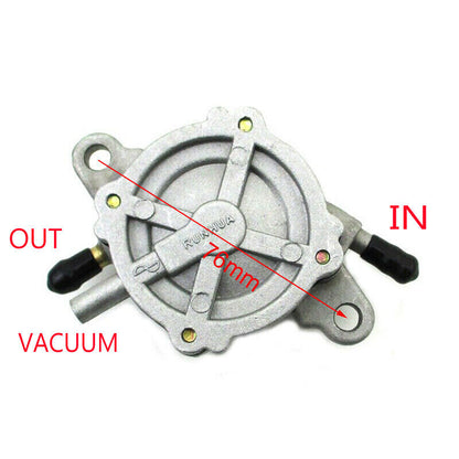 3 OUTLET VACUUM FUEL PUMP GY6 50cc 125CC 150CC QUAD DIRT Moped SCOOTER ATV BIKE
