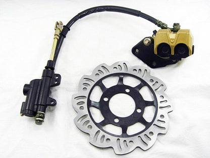 Rear Brake Caliper + Disc For 125cc 140cc 150cc 250cc DIRT PIT PRO Dirt BIKE