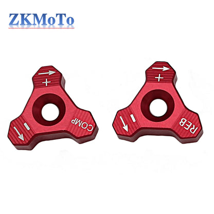 CNC Front Fork Knob Adjuster For KTM SX SXF XC XCWF EXC EXCF MXC 400 450 500 505