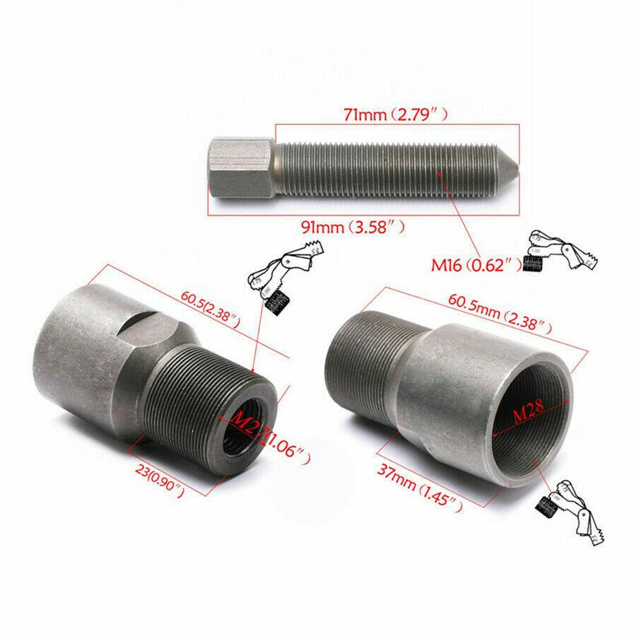 3 Way Flywheel Puller 27mm 28mm 16mm Magneto Stator For Honda Tool Engine