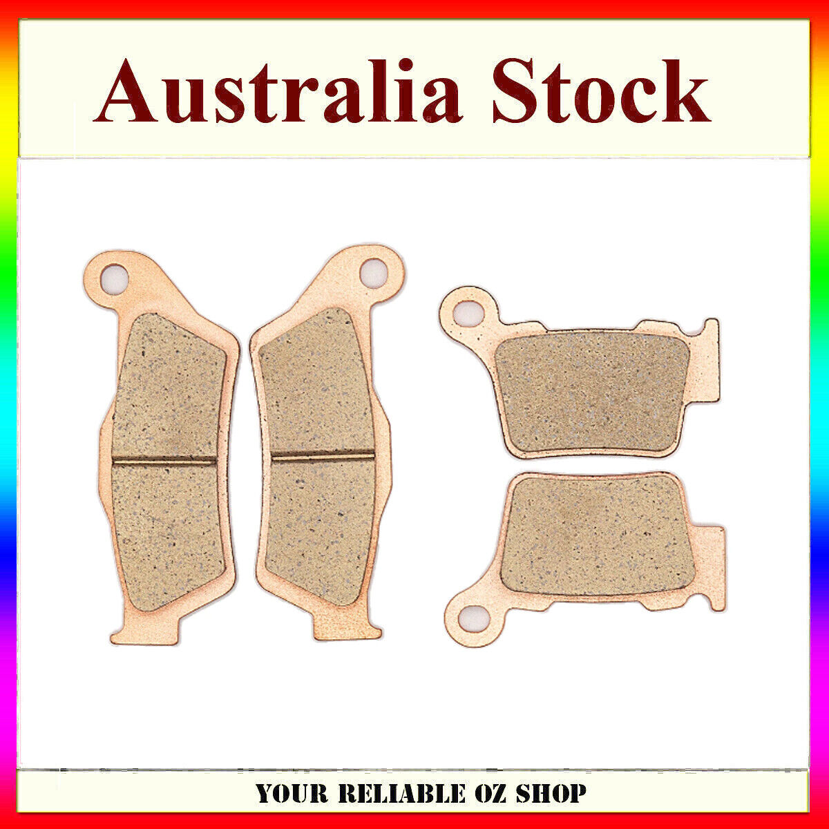 Sintered FRONT & REAR BRAKE PADS FOR KTM EXC125 XC-F-W350 SX125 XC/EXC 400 SX150