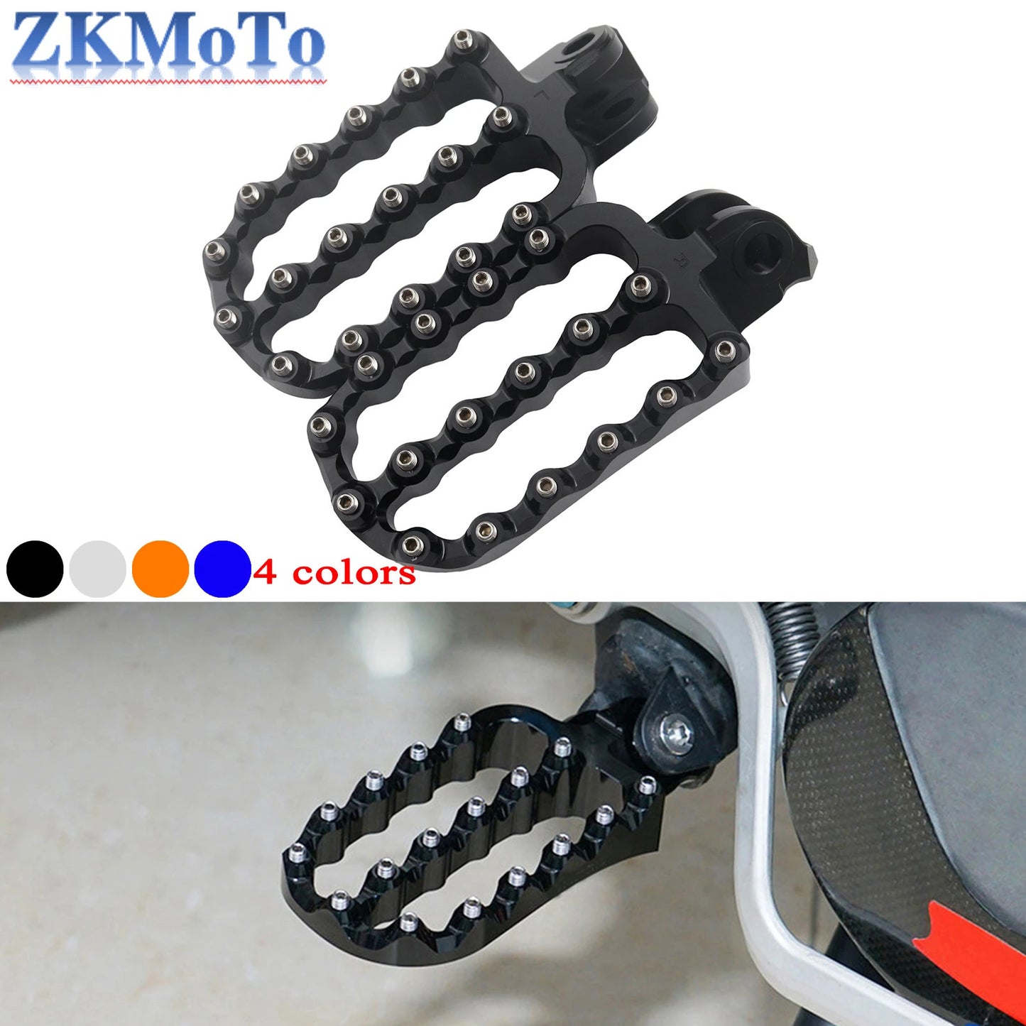 CNC Footrest Footpeg For Husqvarna TC65 TC85 TC125 FC250 TC250 TE FE FS450 701