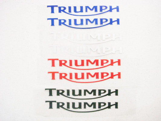 Triumph Sticker Decal Badge Emblem Logo Bike ATV Quad Motorcycle Dirt Fuel Tank