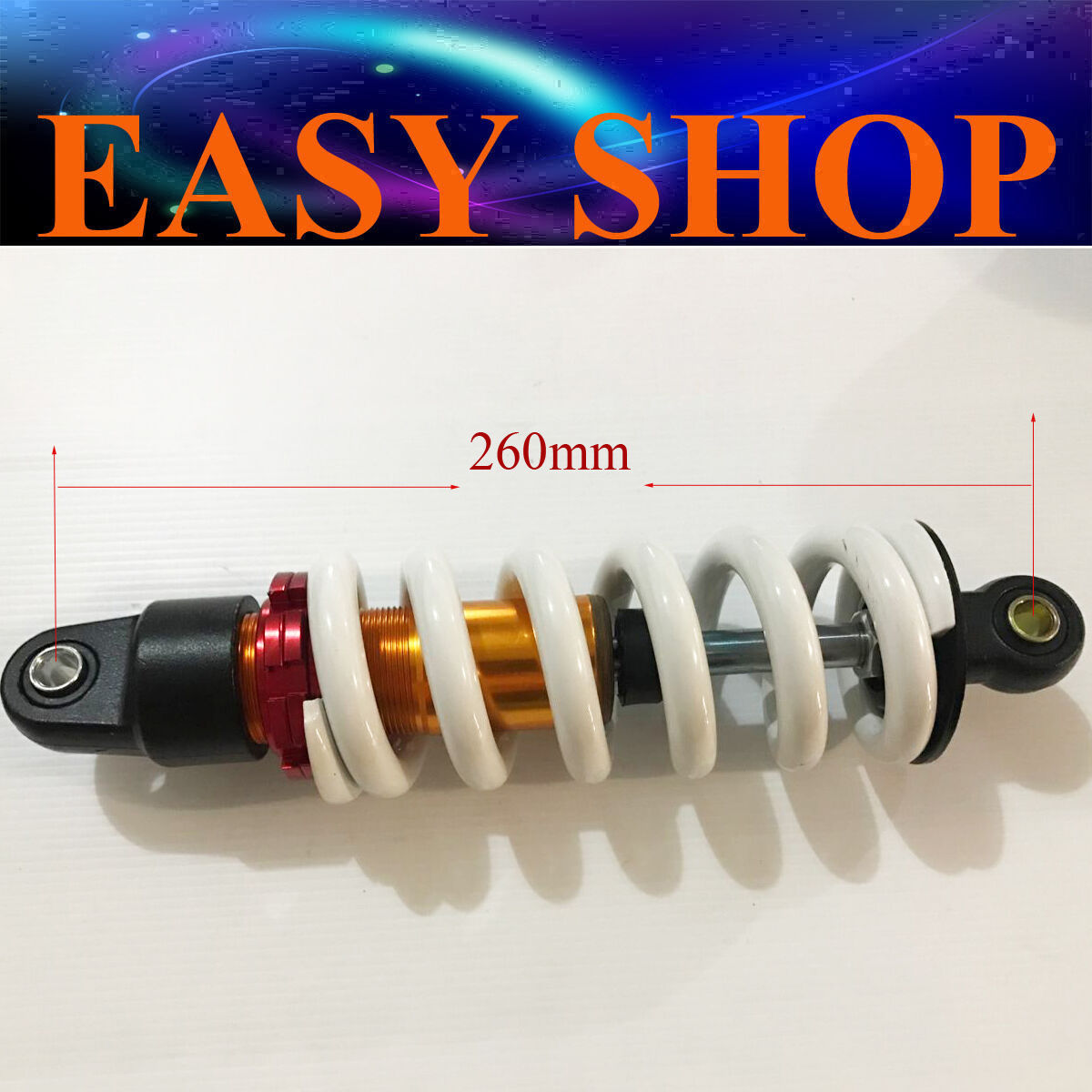 10mm 260mm BACK SHOCK SHOCKER SUSPENSION 110cc 125CC ATV QUAD BUGGY Gokart Bike