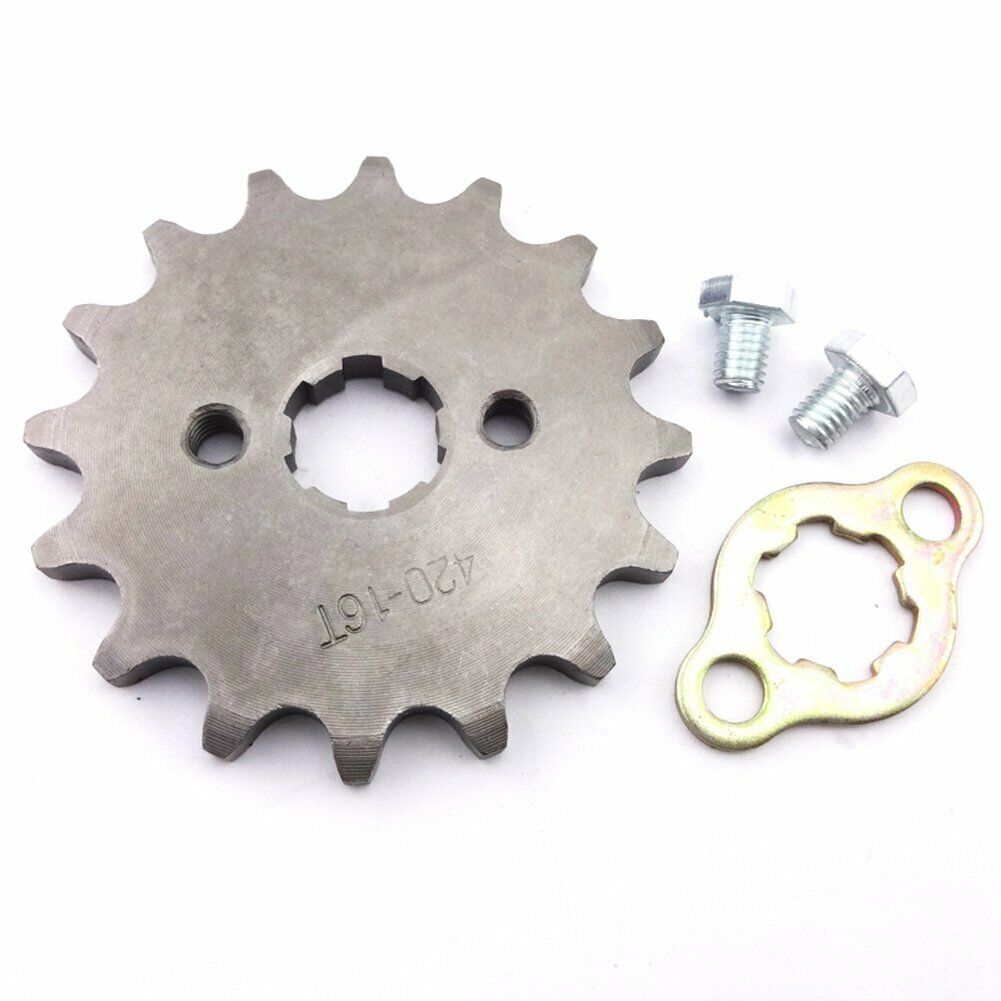 17mm 420 16 Tooth FRONT CHAIN SPROCKET 110cc 125cc 150cc Lifan TDR Foxico Atomic