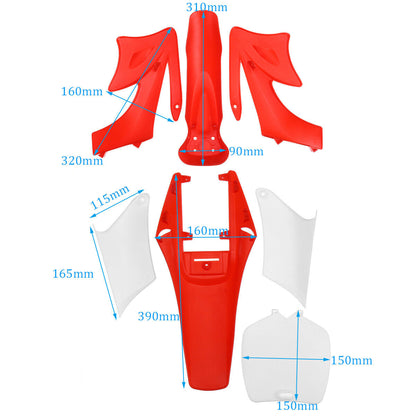 Orange Plastic Fairing Cover Kit For 47cc 49cc Mini Kids Dirt Bike PitPro Pocket