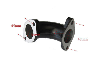 26mm Carby Intake Manifold Pipe YX 125cc 140cc 150cc Thumpstar PIT PRO DIRT Bike
