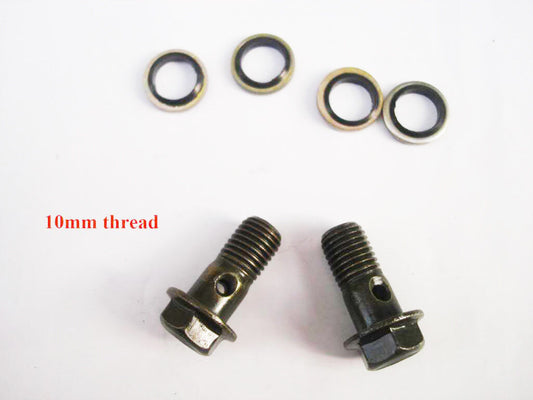 2X 22mm 10MM Banjo Bolts Hydraulic Brake Line Hose PIT PRO BUGGY DUNE TRAIL BIKE