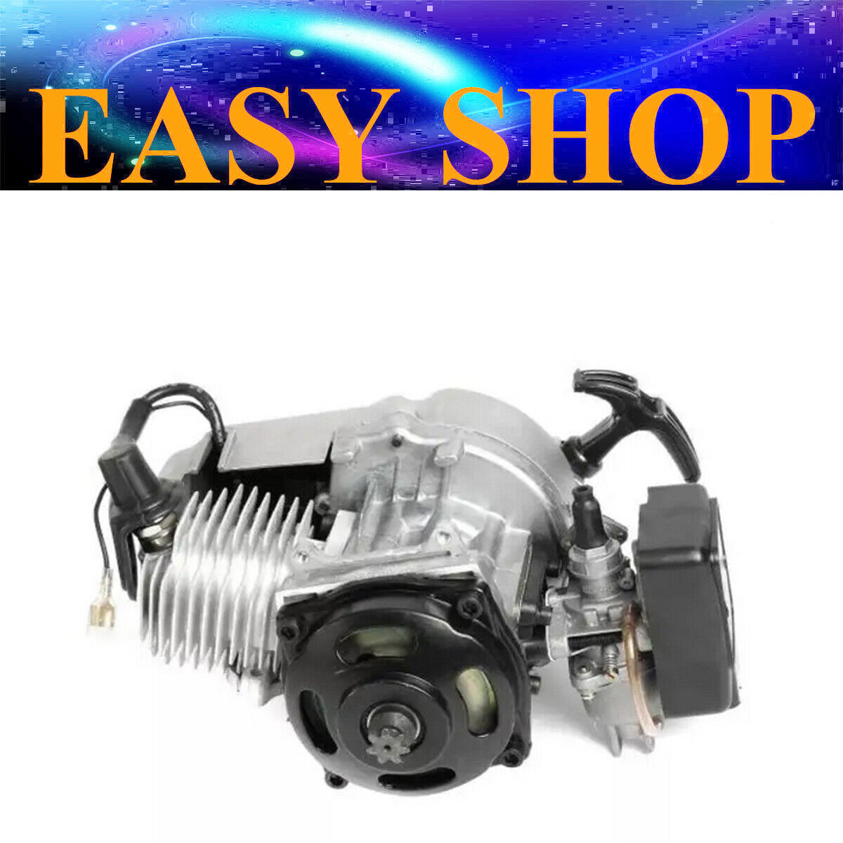 25H 7T Tooth 49cc 2 Stroke  Engine Motor Minimoto Chopper Dirt ATV Quad Bike