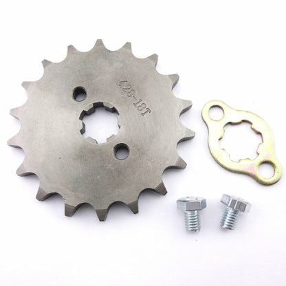 FRONT 428 CHAIN SPROCKET 18T Tooth 17mm 250/150/125/140cc ATV QUAD DIRT BIKE PIT