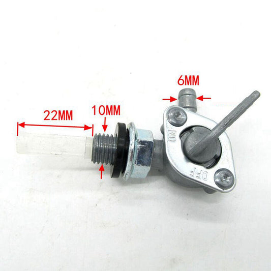 10mm 6MM FUEL GAS TANK PETCOCK TAP 50cc 70cc 90cc 125cc Dirt PIT PRO BIKE 2pcs
