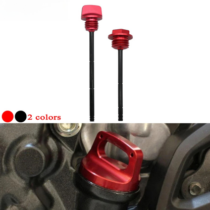 CNC Red Black Oil Dipstick For HONDA CRF250R CRF250X CRF450X CRF 250R 250X 450X